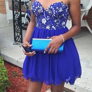 Blue homecoming/ Prom dress